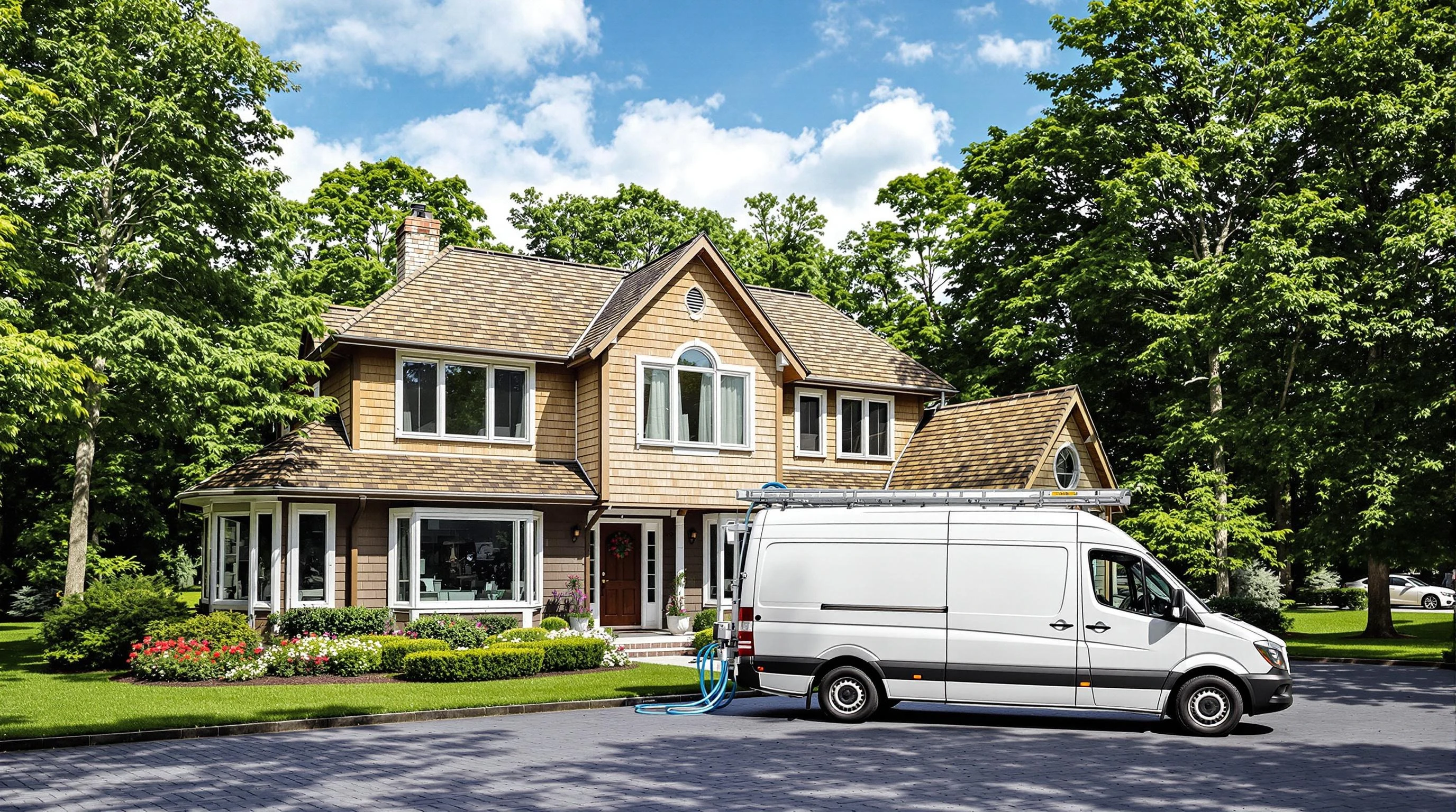 Center Dryer Vent Cleaning dryer vent cleaning crew working in Moon, PA
