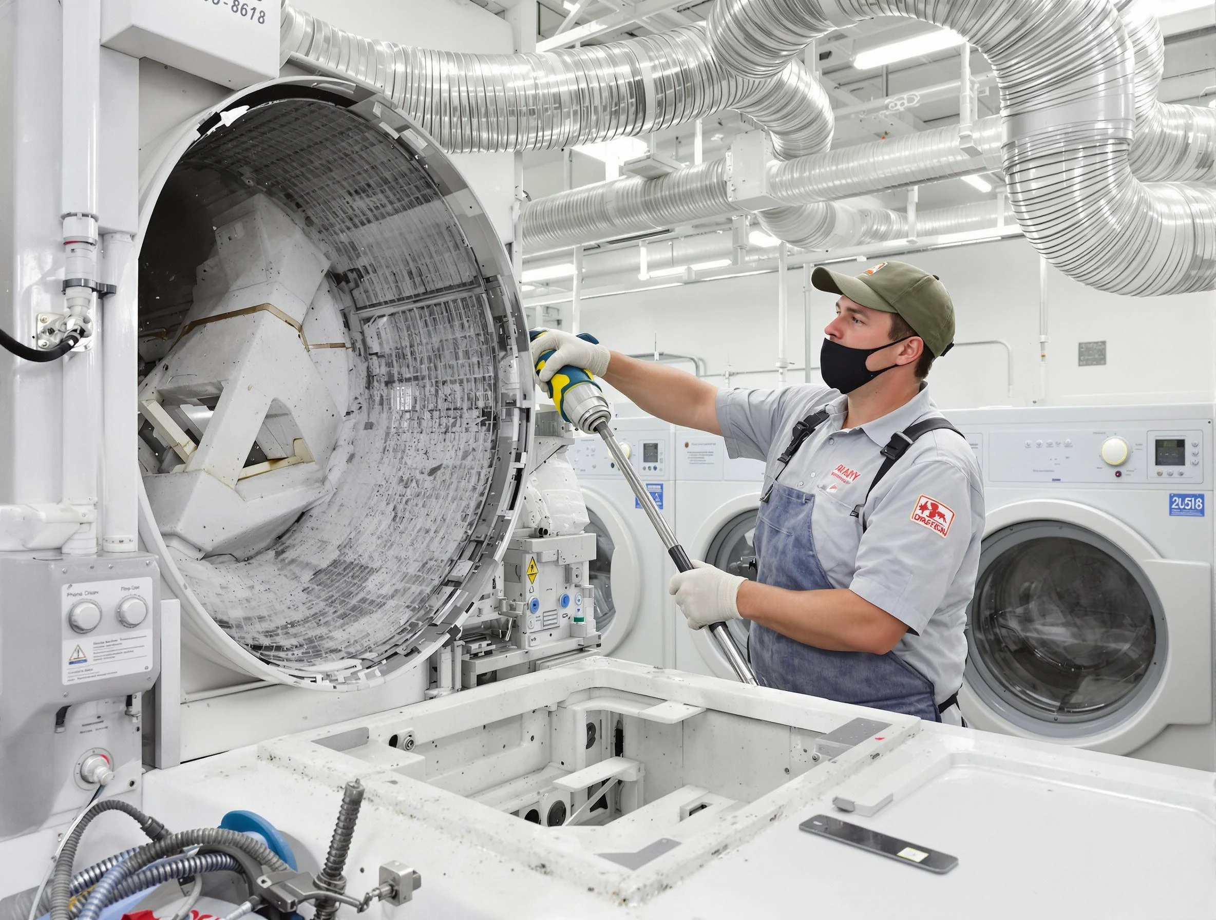 Commercial Dryer Vent Cleaning in Center