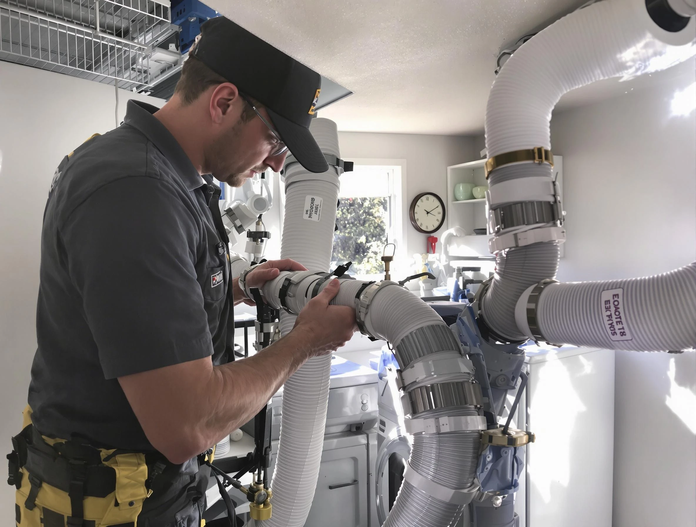 Dryer Vent Hose Installation in Center