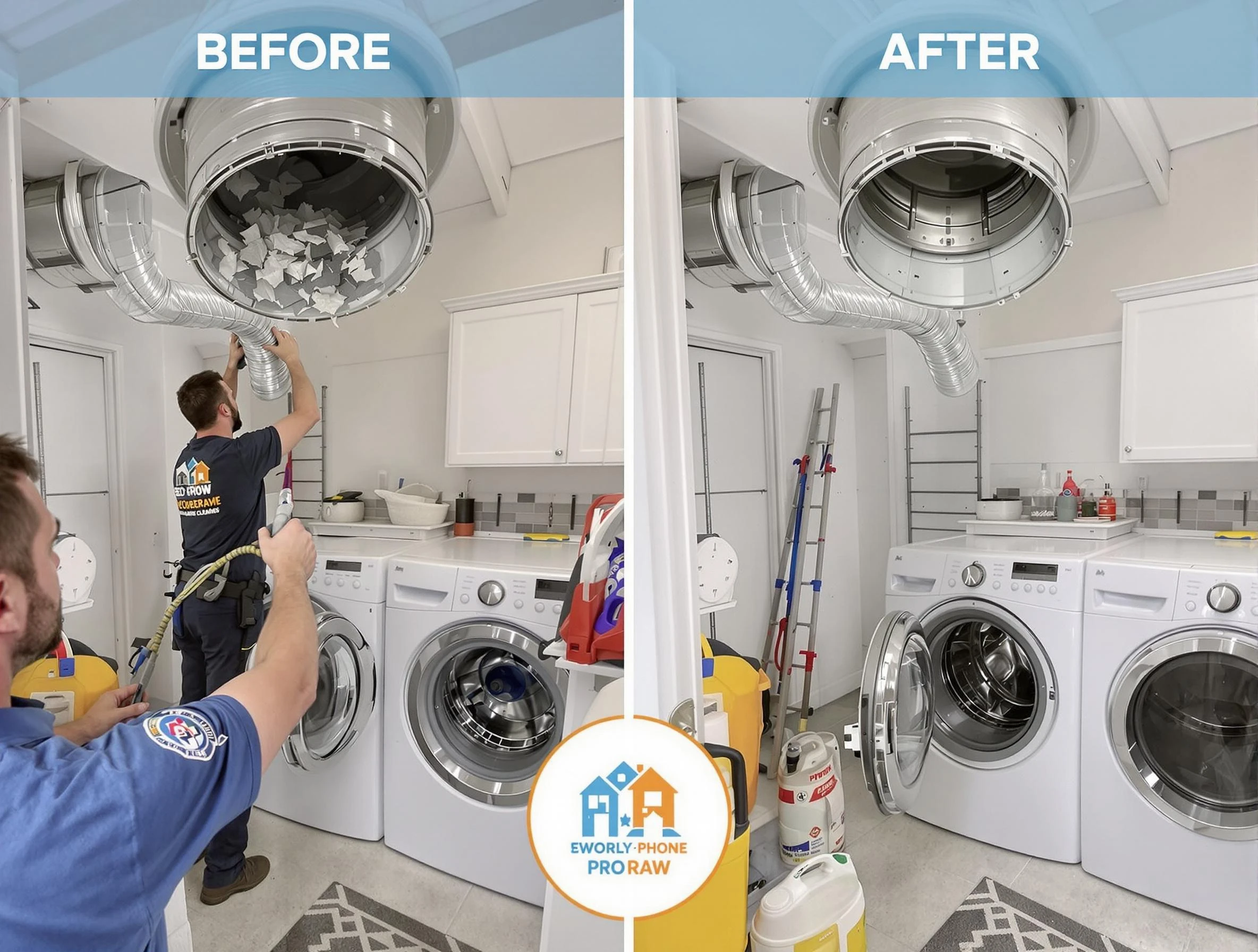 Residential dryer vent cleaning by Center Dryer Vent Cleaning in Center